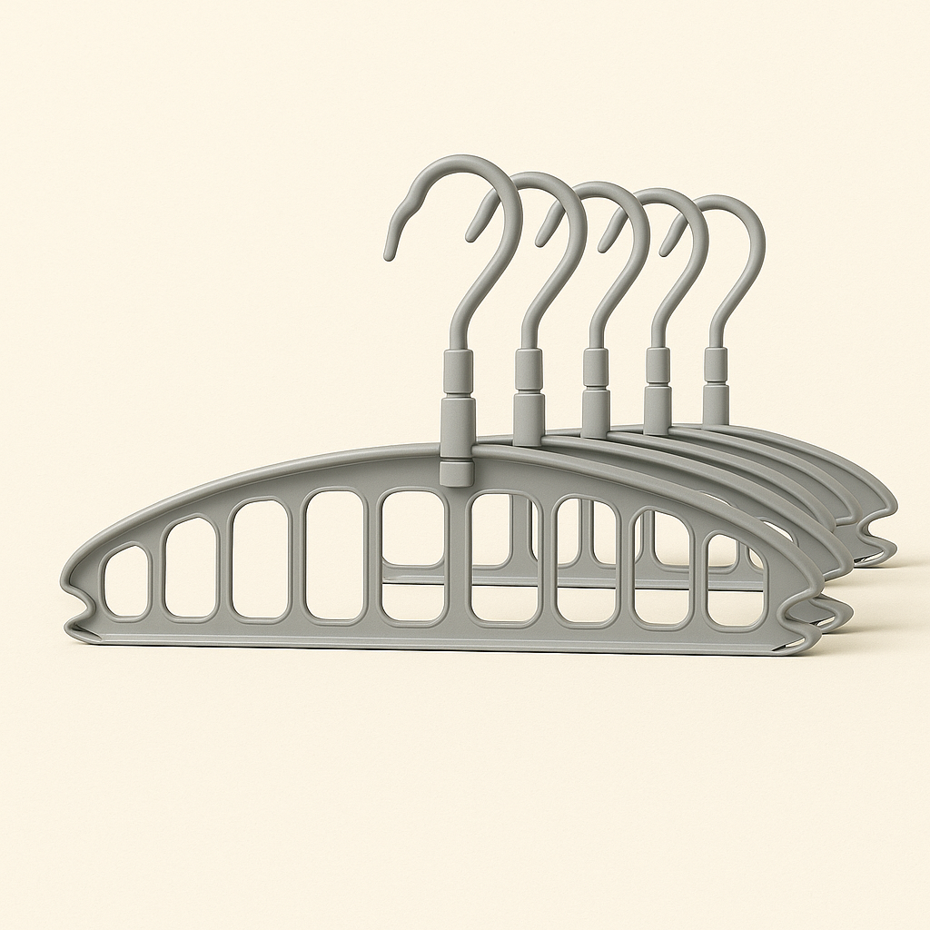 Cintres Gain de Place – Lot de 5 | Ewaz Home™